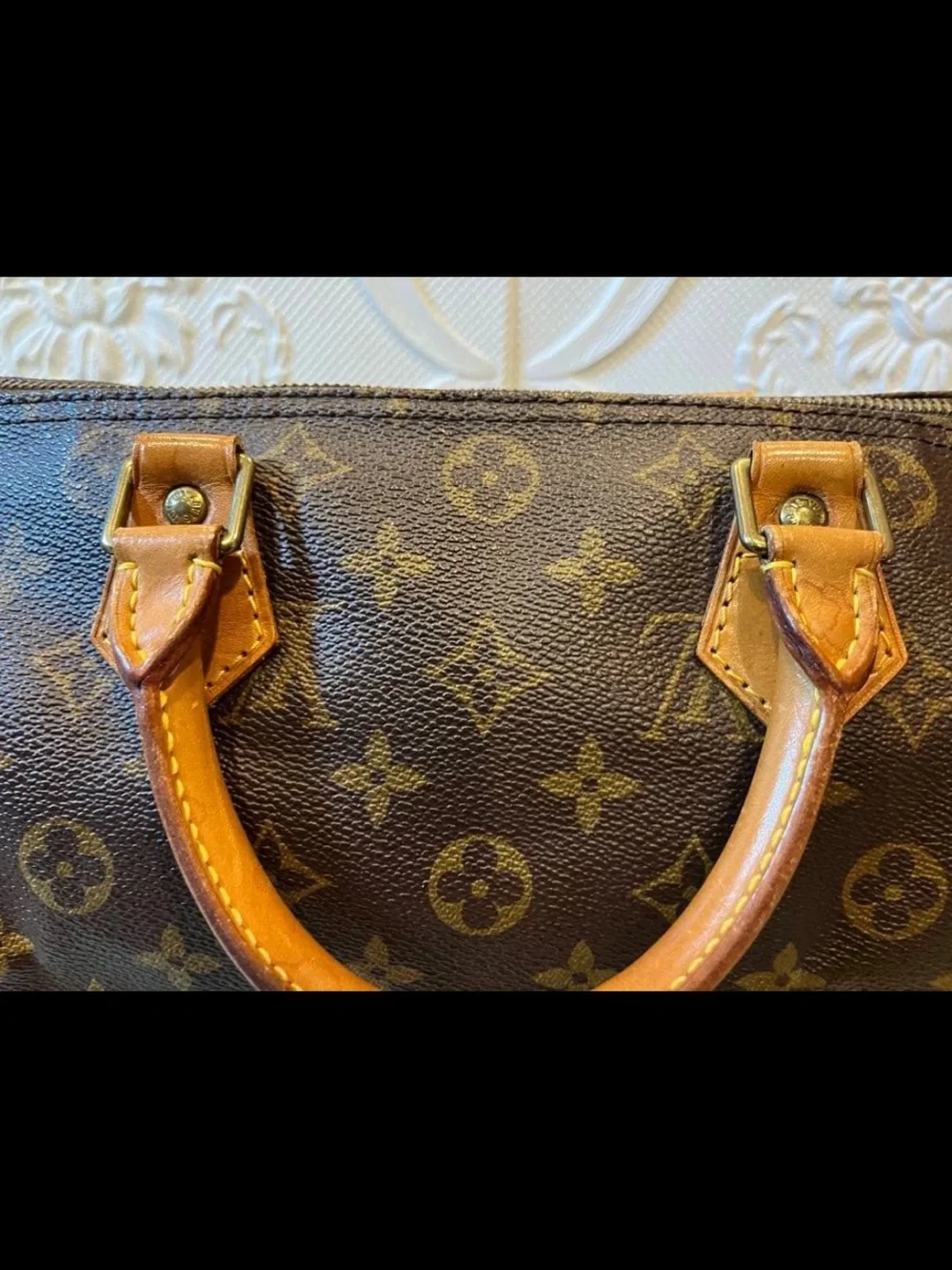 Louis Vuitton Brown Monogram Canvas Speedy Satchel